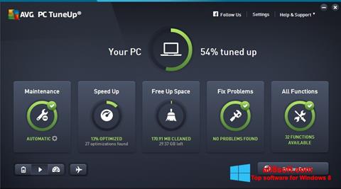 Screenshot AVG PC Tuneup untuk Windows 8