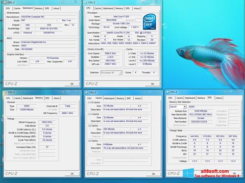 Screenshot CPU-Z untuk Windows 8