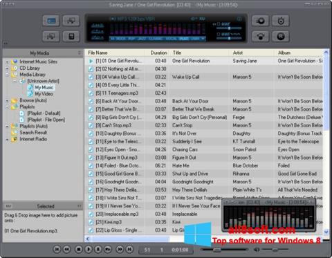 Screenshot JetAudio untuk Windows 8