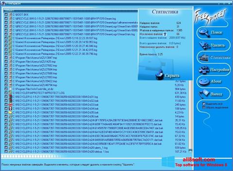 Screenshot FreeSpacer untuk Windows 8