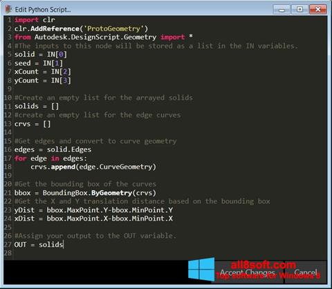 Screenshot Python untuk Windows 8