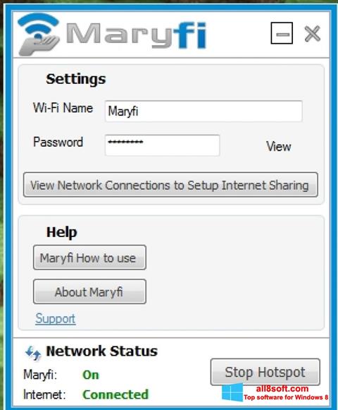 Screenshot MaryFi untuk Windows 8