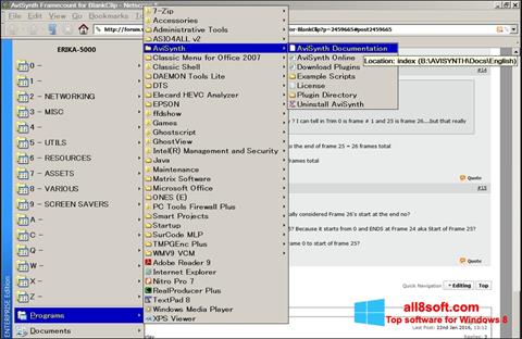 Screenshot AviSynth untuk Windows 8