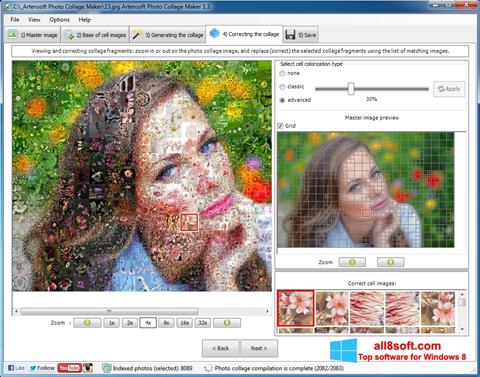 Screenshot Photo Collage Maker untuk Windows 8