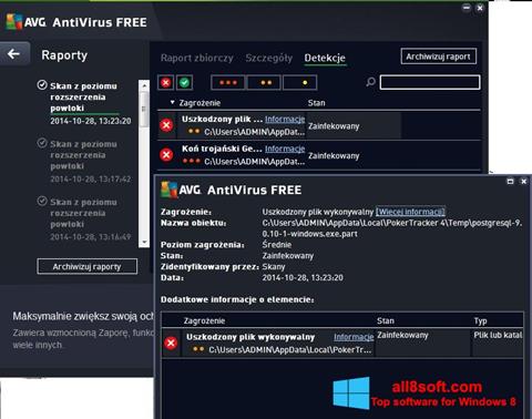 Screenshot AVG AntiVirus Free untuk Windows 8