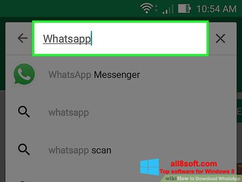 Screenshot WhatsApp untuk Windows 8