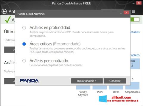 Screenshot Panda Cloud untuk Windows 8