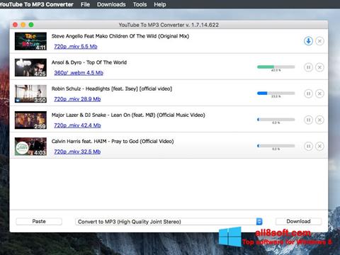 Screenshot Free YouTube to MP3 Converter untuk Windows 8