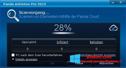Screenshot Panda Antivirus Pro untuk Windows 8