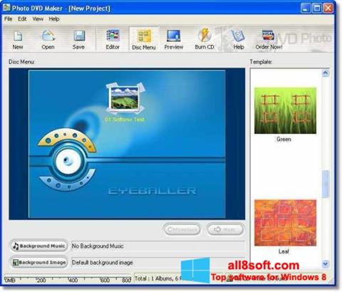 Screenshot DVD Maker untuk Windows 8