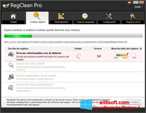Screenshot RegClean Pro untuk Windows 8