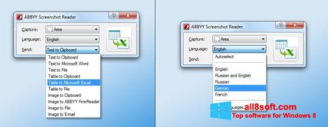 Screenshot ABBYY Screenshot Reader untuk Windows 8