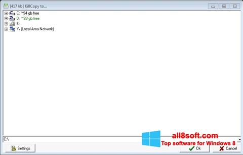 Screenshot KillCopy untuk Windows 8