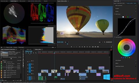 Screenshot Adobe Premiere Pro untuk Windows 8