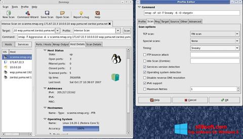 Screenshot Nmap untuk Windows 8