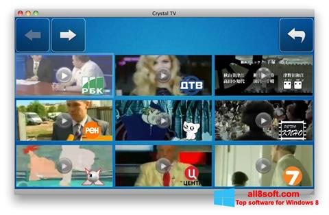 Screenshot Crystal TV untuk Windows 8