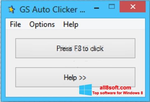 Screenshot GS Auto Clicker untuk Windows 8