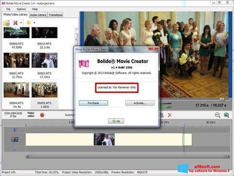 Screenshot Bolide Movie Creator untuk Windows 8