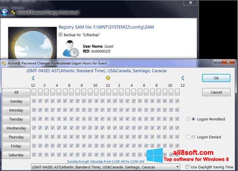 Screenshot Active Password Changer untuk Windows 8