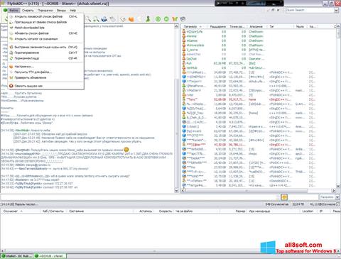 Screenshot FlylinkDC++ untuk Windows 8