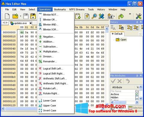 Screenshot Hex Editor Neo untuk Windows 8