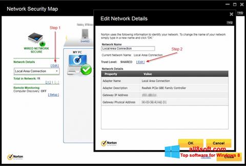 Screenshot Norton Internet Security untuk Windows 8