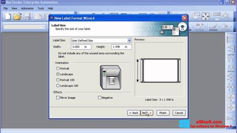 Screenshot BarTender untuk Windows 8