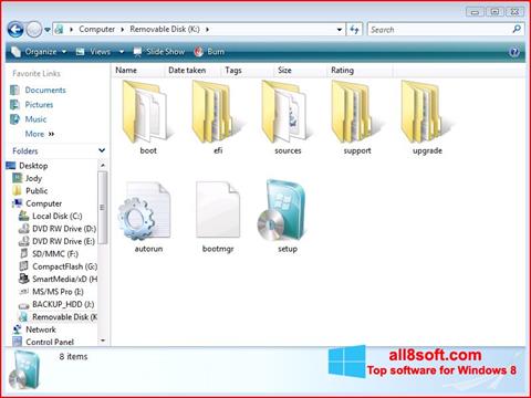 Screenshot Windows 7 USB DVD Download Tool untuk Windows 8