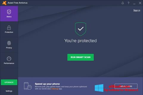 Screenshot Avast Free Antivirus untuk Windows 8