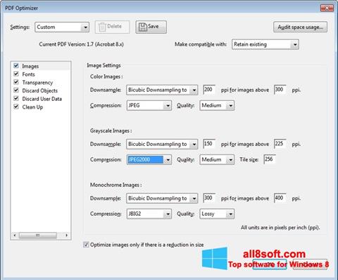 Screenshot Adobe Acrobat Pro DC untuk Windows 8