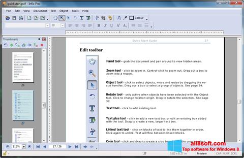 Screenshot Infix PDF Editor untuk Windows 8