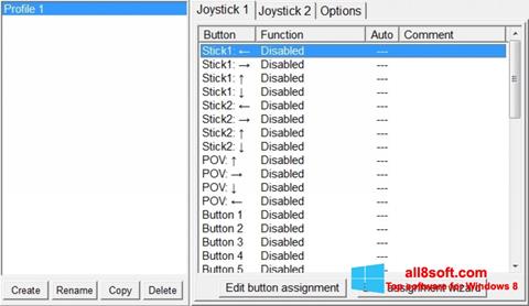 Screenshot JoyToKey untuk Windows 8