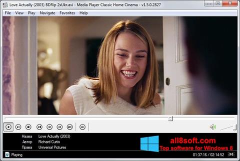 Screenshot Media Player Classic Home Cinema untuk Windows 8
