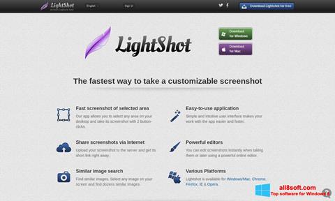 Screenshot LightShot untuk Windows 8