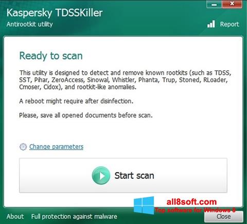 Screenshot Kaspersky TDSSKiller untuk Windows 8