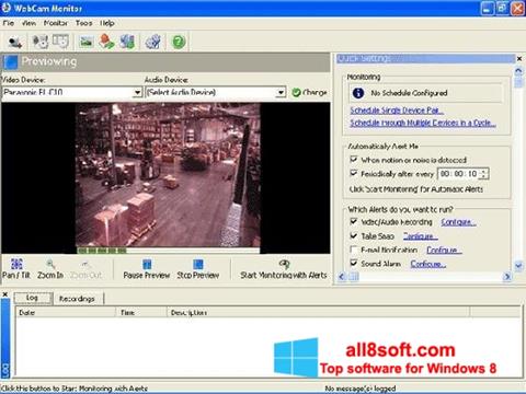 Screenshot WebCam Monitor untuk Windows 8