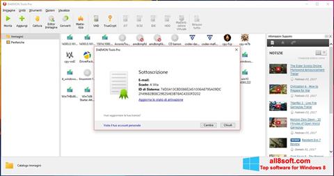 Screenshot DAEMON Tools Pro untuk Windows 8