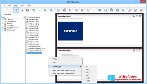 Screenshot PDF24 Creator untuk Windows 8