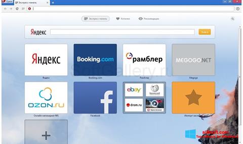 Screenshot Opera Next untuk Windows 8