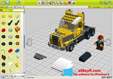 Screenshot LEGO Digital Designer untuk Windows 8