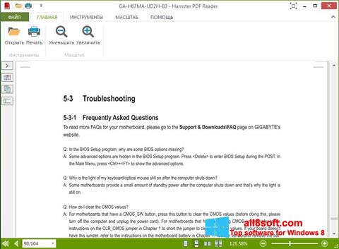 Screenshot Hamster PDF Reader untuk Windows 8