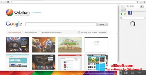 Screenshot Orbitum untuk Windows 8