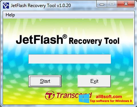 Screenshot JetFlash Recovery Tool untuk Windows 8