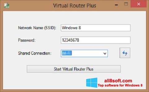 Screenshot Virtual Router Plus untuk Windows 8