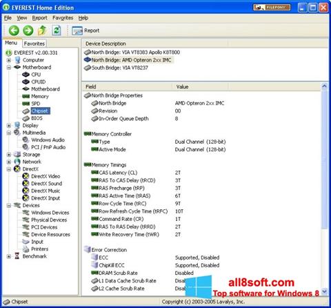 Screenshot EVEREST Home Edition untuk Windows 8