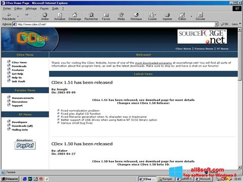 Screenshot CDex untuk Windows 8
