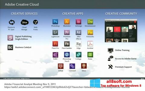 Screenshot Adobe Creative Cloud untuk Windows 8
