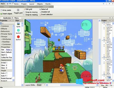 Screenshot Construct Classic untuk Windows 8