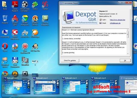 Screenshot Dexpot untuk Windows 8