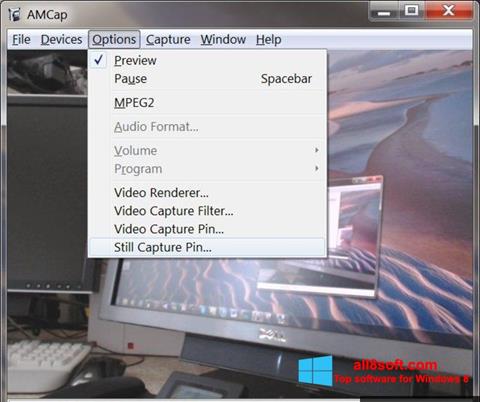 Screenshot AMCap untuk Windows 8